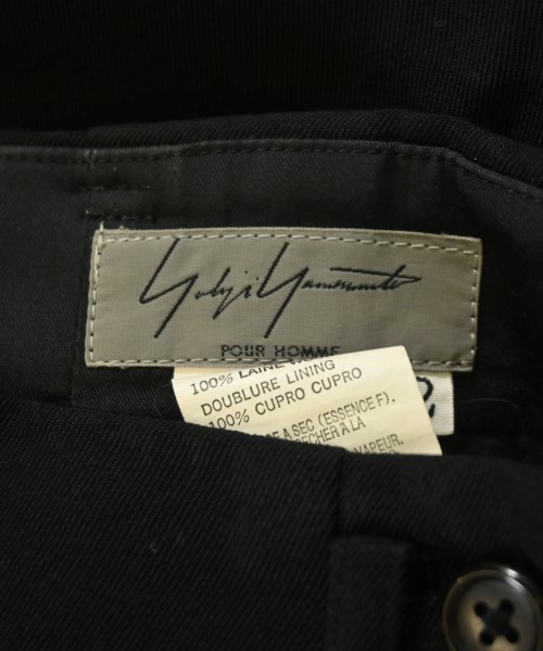 yohji yamamoto POUR HOMME（ヨウジヤマモトプールオム）スラックス 黒 サイズ:2(S位) メンズ/2200688922023