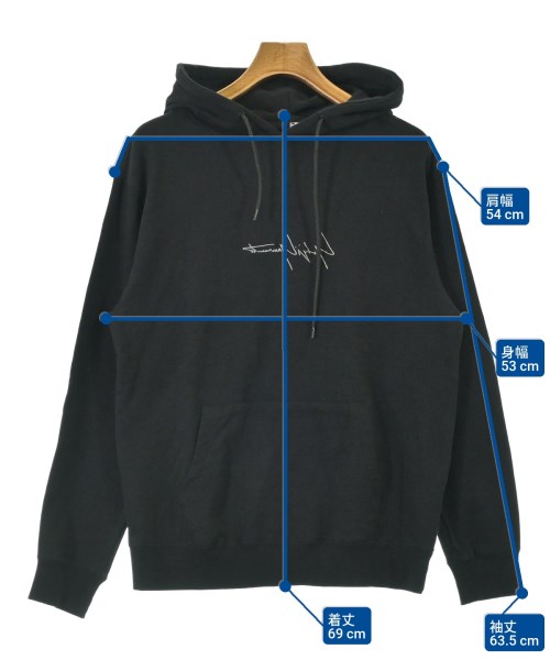 yohji yamamoto POUR HOMME（ヨウジヤマモトプールオム）パーカー 黒 サイズ:4(L位) メンズ/2200692012147