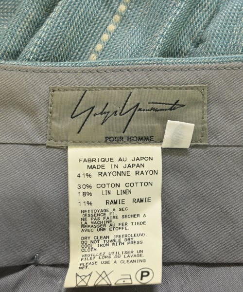 yohji yamamoto POUR HOMME（ヨウジヤマモトプールオム）その他 青 サイズ:3(M位) メンズ/2200686165057