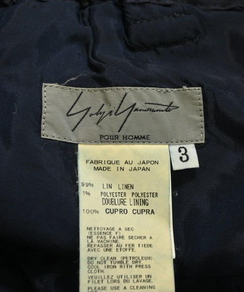 yohji yamamoto POUR HOMME（ヨウジヤマモトプールオム）その他 紺 サイズ:3(M位) メンズ/2200686165095