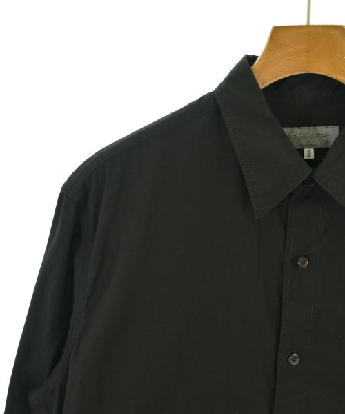 yohji yamamoto POUR HOMME（ヨウジヤマモトプールオム）カジュアルシャツ 黒 サイズ:3(M位) メンズ/2200693505020