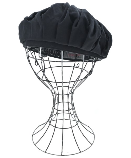 Yohji Yamamoto +NOIR（ヨウジヤマモトプリュスノアール）ハンチング・ベレー帽 黒 サイズ:2 レディース/2200619591366