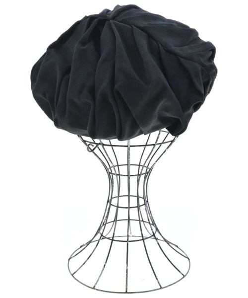 Yohji Yamamoto +NOIR（ヨウジヤマモトプリュスノアール）ハンチング・ベレー帽 黒 サイズ:2 レディース/2200619591366