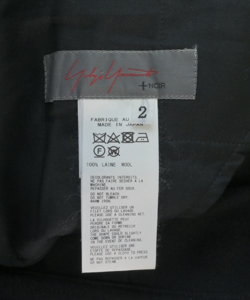 Yohji Yamamoto +NOIR（ヨウジヤマモトプリュスノアール）その他 黒 サイズ:2(S位) レディース/2200632965205