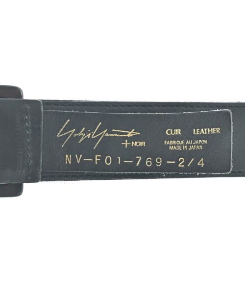 Yohji Yamamoto +NOIR（ヨウジヤマモトプリュスノアール）ベルト 黒 サイズ:- レディース/2200632965212