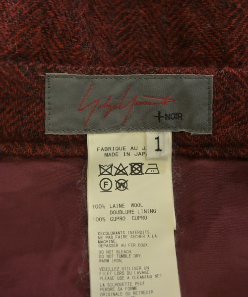 Yohji Yamamoto +NOIR（ヨウジヤマモトプリュスノアール）ロング・マキシ丈スカート 赤 サイズ:1(XS位) レディース/2200638299021