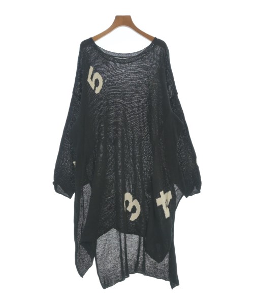 YOHJI YAMAMOTO +NOIR(ヨウジヤマモトプリュスノアール)ニット・セーター 黒 サイズ:2(S位)/2200642133021