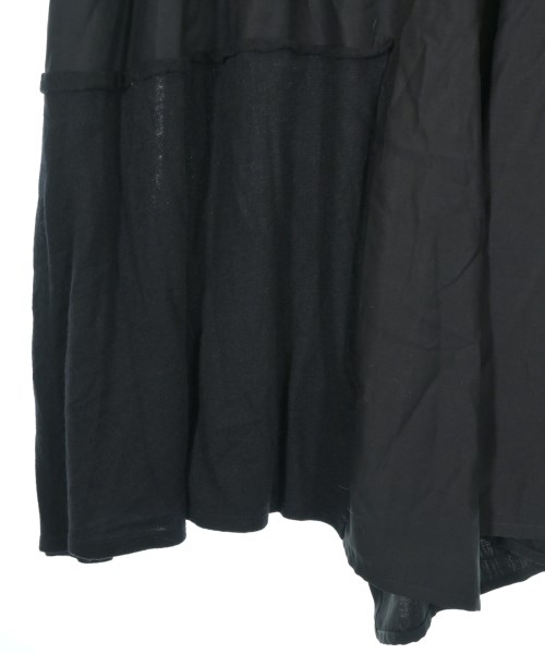Yohji Yamamoto +NOIR（ヨウジヤマモトプリュスノアール）ひざ丈スカート 黒 サイズ:1(XS位) レディース/2200642528056