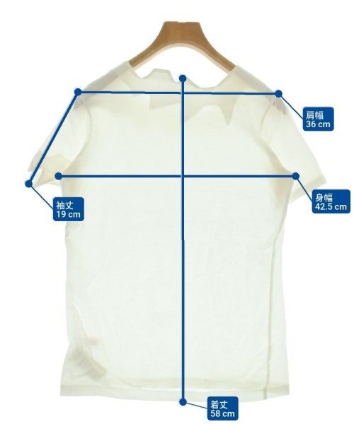 Yohji Yamamoto +NOIR（ヨウジヤマモトプリュスノアール）Tシャツ・カットソー 白 サイズ:2(S位) レディース/2200642933065