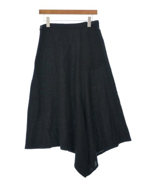 Yohji Yamamoto +NOIR（ヨウジヤマモトプリュスノアール）ロング・マキシ丈スカート 黒 サイズ:2(S位) レディース/2200633418083