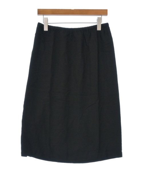 Yohji Yamamoto（ヨウジヤマモト）ひざ丈スカート 黒 サイズ:2(S位) レディース/2200643824263