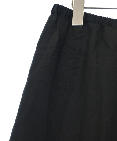 Yohji Yamamoto（ヨウジヤマモト）ひざ丈スカート 黒 サイズ:2(S位) レディース/2200643824263