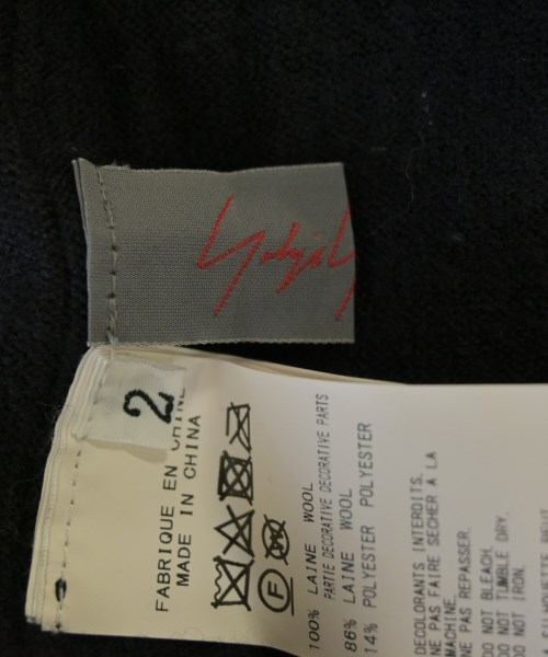 Yohji Yamamoto +NOIR（ヨウジヤマモトプリュスノアール）カーディガン 黒 サイズ:2(S位) レディース/2200622295039