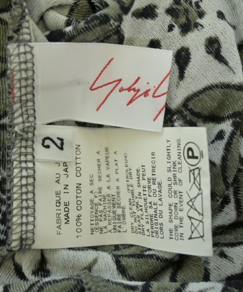 Yohji Yamamoto +NOIR（ヨウジヤマモトプリュスノアール）Tシャツ・カットソー グレー サイズ:2(S位) レディース/2200622295138