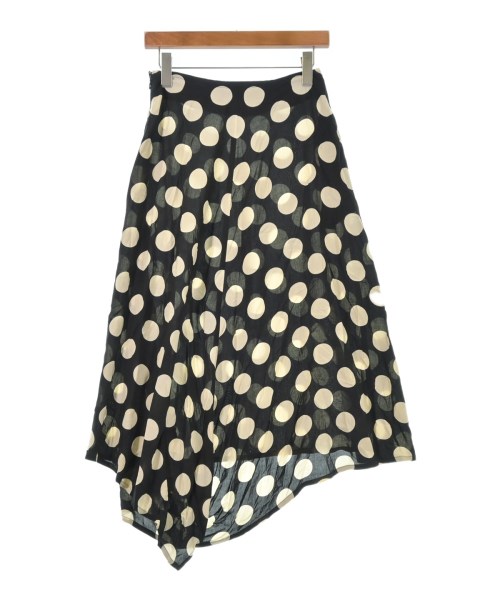 Yohji Yamamoto +NOIR（ヨウジヤマモトプリュスノアール）ロング・マキシ丈スカート 黒 サイズ:1(XS位) レディース/2200624688082