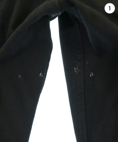Yohji Yamamoto +NOIR（ヨウジヤマモトプリュスノアール）デニムパンツ 黒 サイズ:1(XS位) レディース/2200617997016