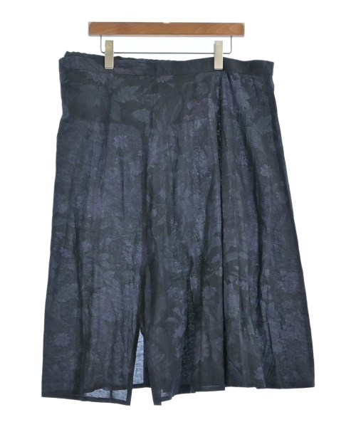 Yohji Yamamoto +NOIR（ヨウジヤマモトプリュスノアール）ロング・マキシ丈スカート 紺 サイズ:1(XS位) レディース/2200613345019