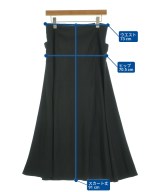 Yohji Yamamoto +NOIR（ヨウジヤマモトプリュスノアール）ロング・マキシ丈スカート 黒 サイズ:3(M位) レディース/2200620410052