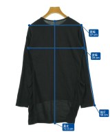 Yohji Yamamoto +NOIR（ヨウジヤマモトプリュスノアール）Tシャツ・カットソー 黒 サイズ:2(S位) レディース/2200614344035