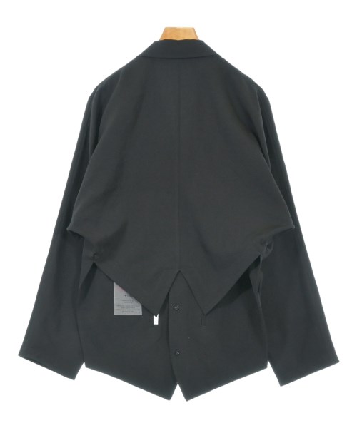 Yohji Yamamoto +NOIR（ヨウジヤマモトプリュスノアール）カジュアルジャケット 黒 サイズ:1(XS位) レディース/2200614711028