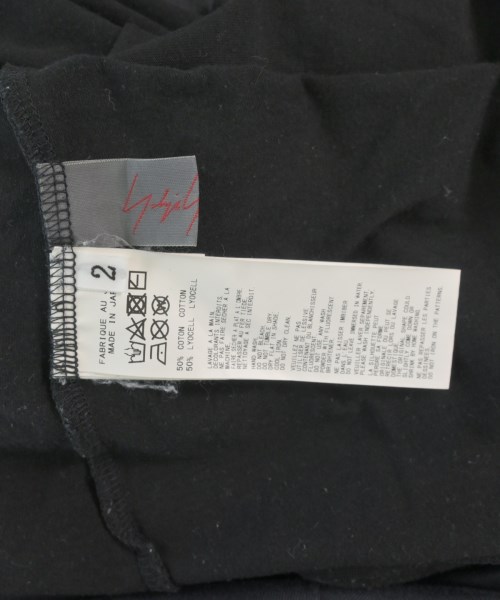 Yohji Yamamoto +NOIR（ヨウジヤマモトプリュスノアール）Tシャツ・カットソー 黒 サイズ:2(S位) レディース/2200611020543