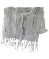 Yohji Yamamoto +NOIR（ヨウジヤマモトプリュスノアール）マフラー グレー サイズ:- レディース/2200609371077