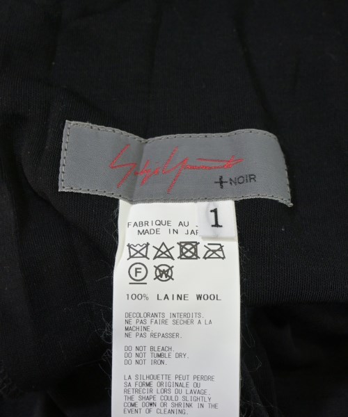 Yohji Yamamoto +NOIR（ヨウジヤマモトプリュスノアール）その他 黒 サイズ:1(XS位) レディース/2200663047369