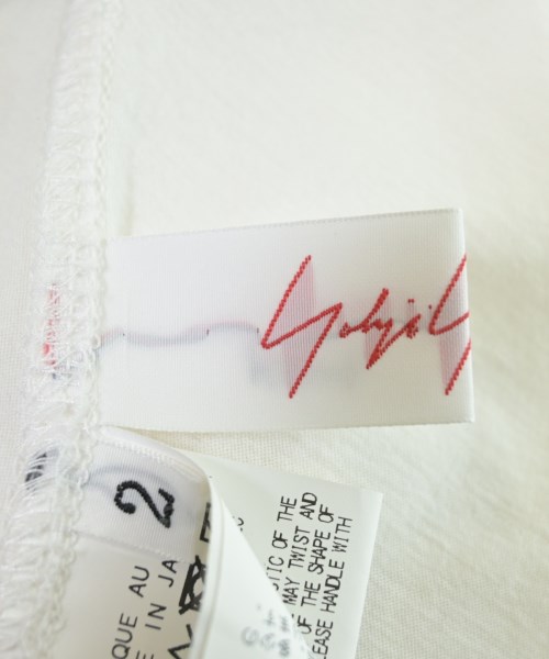 Yohji Yamamoto +NOIR（ヨウジヤマモトプリュスノアール）Tシャツ・カットソー 白 サイズ:2(S位) レディース/2200676210033