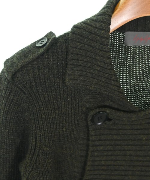 Yohji Yamamoto +NOIR（ヨウジヤマモトプリュスノアール）カーディガン カーキ サイズ:2(S位) レディース/2200676210057