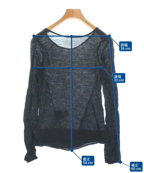 Yohji Yamamoto +NOIR（ヨウジヤマモトプリュスノアール）ニット・セーター 黒 サイズ:2(S位) レディース/2200661838037