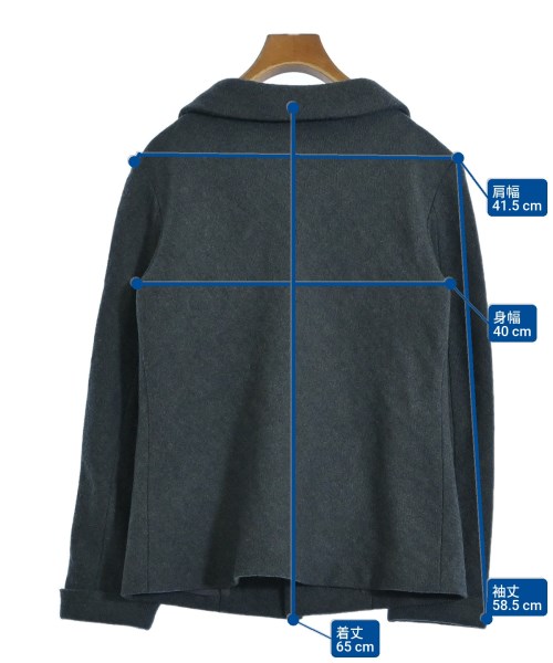 Yohji Yamamoto +NOIR（ヨウジヤマモトプリュスノアール）ジャケット 青 サイズ:1(XS位) レディース/2200690319040