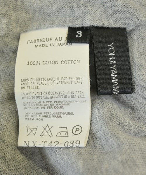 Yohji Yamamoto +NOIR（ヨウジヤマモトプリュスノアール）ワンピース グレー サイズ:3(M位) レディース/2200694706044