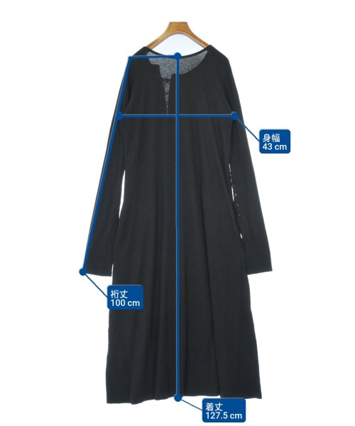 Yohji Yamamoto +NOIR（ヨウジヤマモトプリュスノアール）ワンピース 黒 サイズ:2(S位) レディース/2200694820030