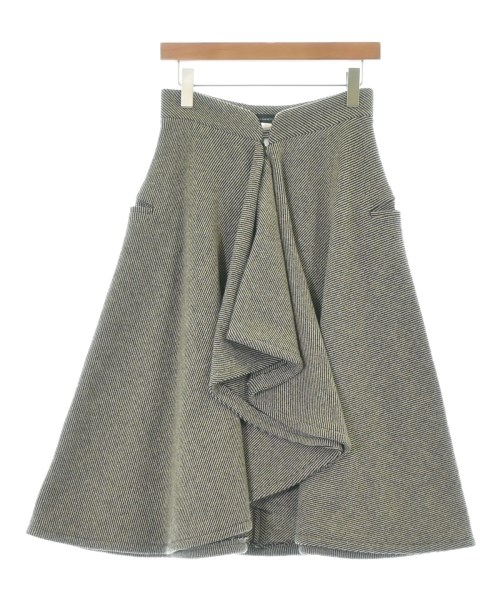 YOHJI YAMAMOTO +NOIR(ヨウジヤマモトプリュスノアール)ロング・マキシ丈スカート グレー サイズ:1(XS位)/2200690789010
