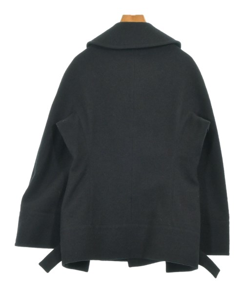 Yohji Yamamoto +NOIR（ヨウジヤマモトプリュスノアール）ピーコート 黒 サイズ:1(XS位) レディース/2200696009013