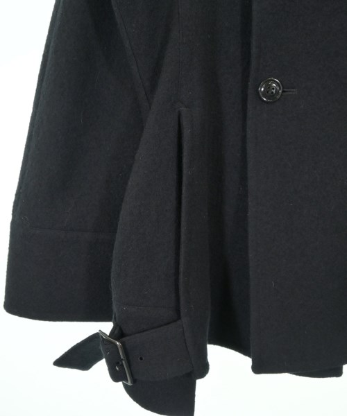 Yohji Yamamoto +NOIR（ヨウジヤマモトプリュスノアール）ピーコート 黒 サイズ:1(XS位) レディース/2200696009013