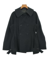 Yohji Yamamoto +NOIR（ヨウジヤマモトプリュスノアール）ピーコート 黒 サイズ:1(XS位) レディース/2200696009013