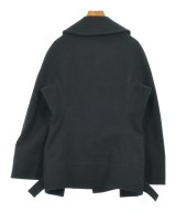 Yohji Yamamoto +NOIR（ヨウジヤマモトプリュスノアール）ピーコート 黒 サイズ:1(XS位) レディース/2200696009013