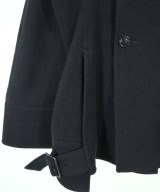 Yohji Yamamoto +NOIR（ヨウジヤマモトプリュスノアール）ピーコート 黒 サイズ:1(XS位) レディース/2200696009013