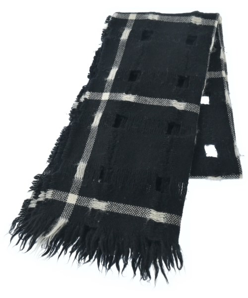 YOHJI YAMAMOTO +NOIR(ヨウジヤマモトプリュスノアール)マフラー 黒 サイズ:-/2200691708096