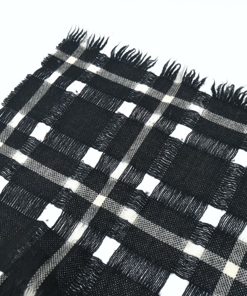 Yohji Yamamoto +NOIR（ヨウジヤマモトプリュスノアール）マフラー 黒 サイズ:- レディース/2200691708096