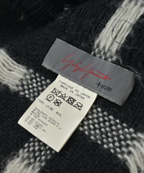 Yohji Yamamoto +NOIR（ヨウジヤマモトプリュスノアール）マフラー 黒 サイズ:- レディース/2200691708096