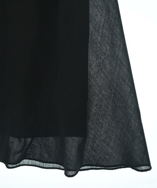 Yohji Yamamoto +NOIR（ヨウジヤマモトプリュスノアール）ロング・マキシ丈スカート 黒 サイズ:4(L位) レディース/2200696290701