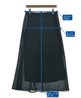 Yohji Yamamoto +NOIR（ヨウジヤマモトプリュスノアール）ロング・マキシ丈スカート 黒 サイズ:4(L位) レディース/2200696290701