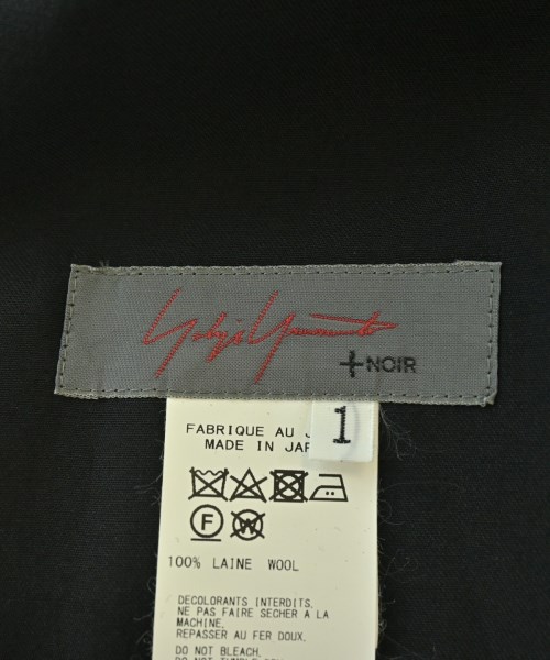 Yohji Yamamoto +NOIR（ヨウジヤマモトプリュスノアール）シャツワンピース 黒 サイズ:1(XS位) レディース/2200698520066