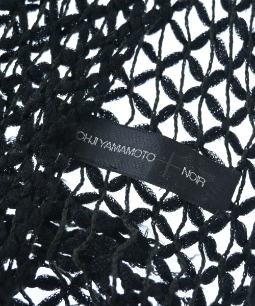 Yohji Yamamoto +NOIR（ヨウジヤマモトプリュスノアール）マフラー 黒 サイズ:- レディース/2200696406034