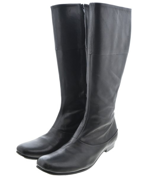 YOHJI YAMAMOTO +NOIR(ヨウジヤマモトプリュスノアール)ブーツ 黒 サイズ:1(22.5cm位)/2200701962012