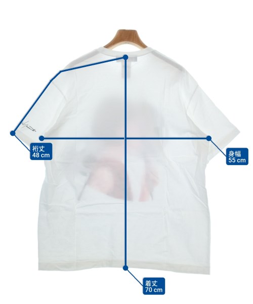 Yohji Yamamoto +NOIR（ヨウジヤマモトプリュスノアール）Tシャツ・カットソー 白 サイズ:3(M位) レディース/2200658095078