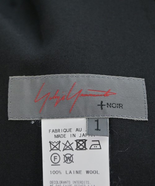Yohji Yamamoto +NOIR（ヨウジヤマモトプリュスノアール）その他 黒 サイズ:1(XS位) レディース/2200661577042