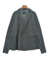 Yohji Yamamoto +NOIR（ヨウジヤマモトプリュスノアール）カジュアルジャケット グレー サイズ:1(XS位) レディース/2200711160033